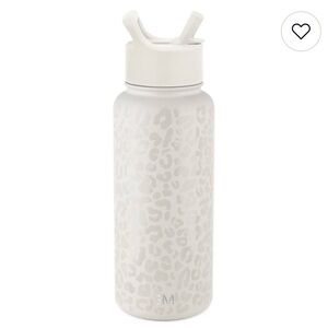 🐆 Simple Modern Summit 32oz Water Bottle – Cream Leopard